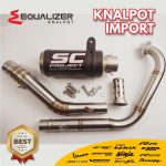 Knalpot IMPORT SC Project Carbon Fiber For Byson R15 Old V2 V3 V4 Vixion Xabre MegaPro Tiger GLPro CBR 150R CB15OR Sonic Mx King Jupiter Z Jupiter Mx Satria Fu XSR 155 CS One Scorpio Z GSX150 R Full System PNP