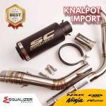 Knalpot IMPORT SC Project Black Doff Series For Byson R15 Old V2 V3 V4 MT15 Vixion Xabre MegaPro Tiger GLPro CBR 150R CB15OR Sonic Mx King Jupiter Z Jupiter Mx Satria Fu XSR 155 CS One Scorpio Z GSX150 R Full System PNP