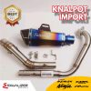 Knalpot IMPORT Suara Bass Adem AKRAPOVIC Conical HD Full System